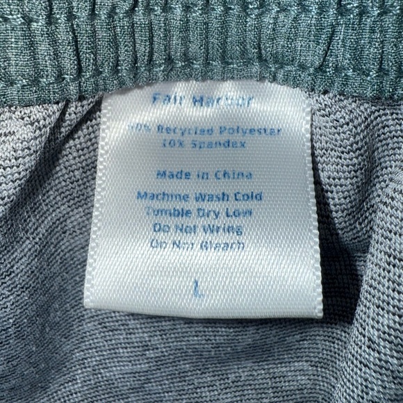 Fair Harbor Men’s The One 8” Inseam Lined Shorts Teal Large Excellent Condition - Picture 4 of 7